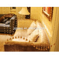 hot selling crystal wave-shaped beads curtain amber for home decoration Eco-friendly